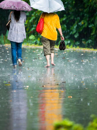 Bare Feet in the Park