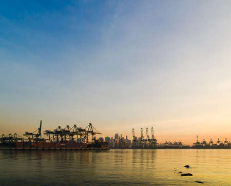 Port of Singaporeの写真素材