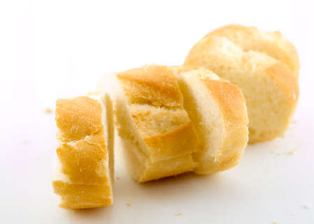 Slices of Baguetteの写真素材