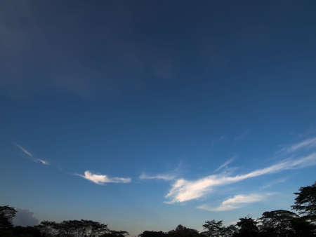 Wispy Cloudscapeの写真素材