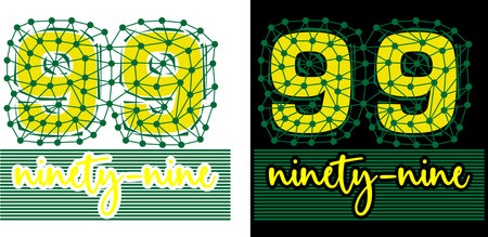 Vector set of t-shirt graphics with lettering. You can use it as a print on T-shirts and bags.のイラスト素材