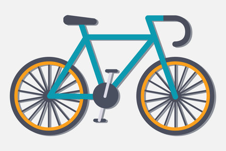 Bicycle design over white background, vector illustration. Eps 10.のイラスト素材