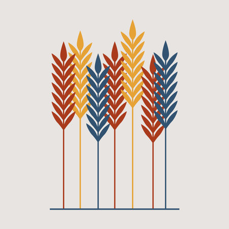 Ears of wheat. Ears of wheat. Vector illustration.のイラスト素材