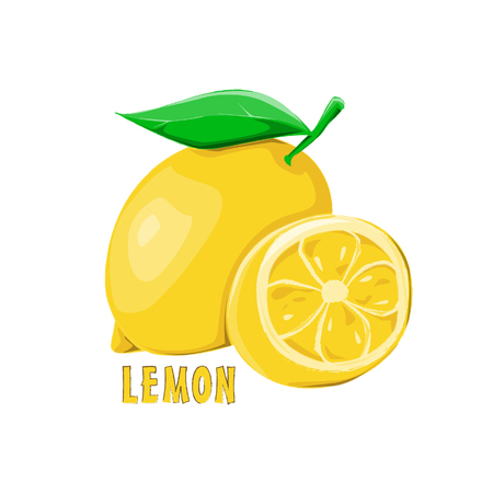 logo icon design Lemon farmのイラスト素材