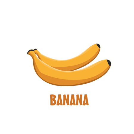 Logo Banana vector farm designのイラスト素材