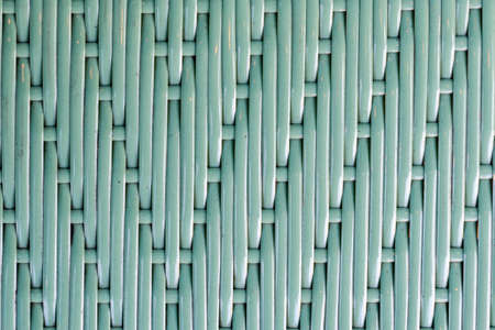 Close-Up of Retro Style Plastic Rattan Chairの写真素材