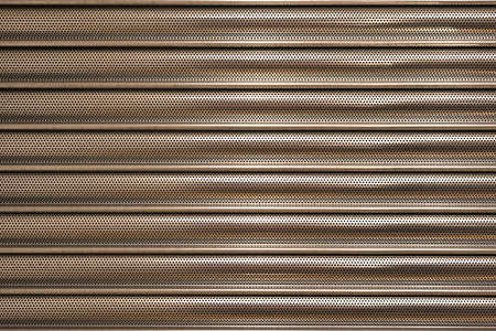 Stainless Steel Silver Shuttersの写真素材