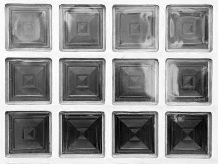 Square Shaped Glass Block Windowsの写真素材