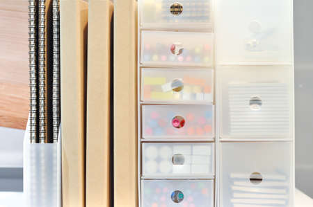 Desk Stationary with Files, Notepads and Pens