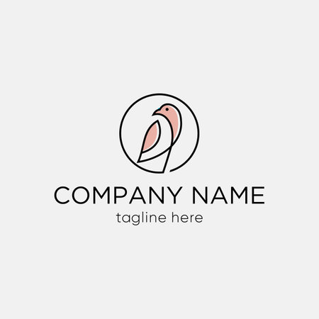 Bird Logo Designs Templateのイラスト素材