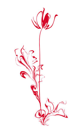 Stylized flowerのイラスト素材