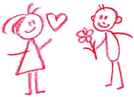 man and womanのイラスト素材