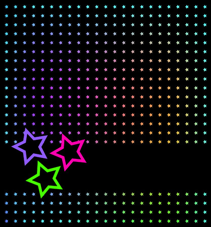 Abstract background with starsのイラスト素材