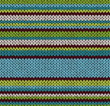 Style Seamless Color Knitted Patternのイラスト素材