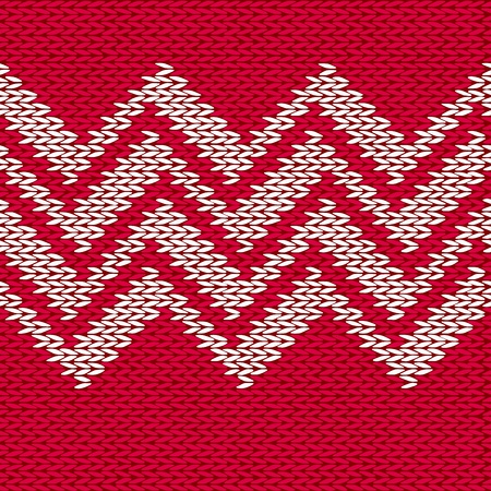 Seamless Knitted Patternのイラスト素材