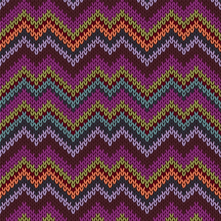 Style Seamless Knitted Pattern. Fashion Color Swatchのイラスト素材