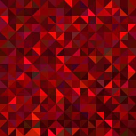 Red Geometric Background. Vector Mosaic Patternのイラスト素材