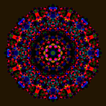 Abstract Flower. Creative Colorful styleのイラスト素材