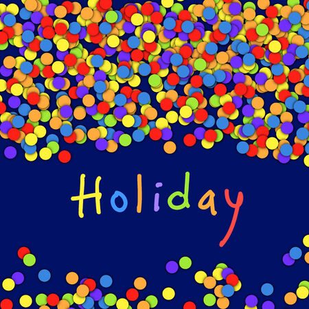 Colorful confetti. Celebration holiday vector backgroundのイラスト素材