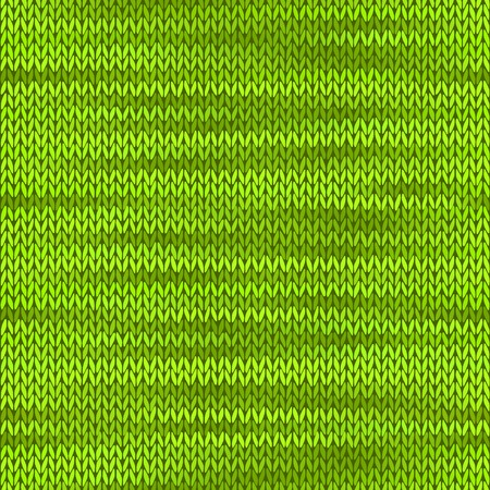 Style Seamless Knitted Melange Pattern. Green Yellow Color Vector Illustrationのイラスト素材