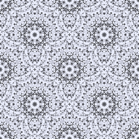 Abstract Seamless Light Geometric Vector Pattern. Vintage Wallpaper Background. Mosaic Texture for...