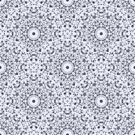 Ornamental Seamless Pattern. Abstract Geometrical Vector Backgroundのイラスト素材