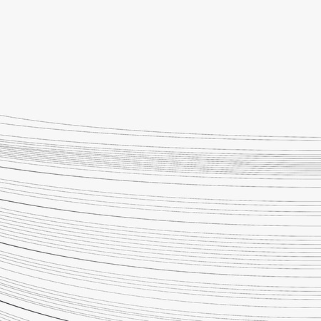 Vector abstract background with parallel curved linesのイラスト素材