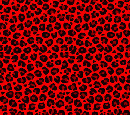 Seamless jaguar fur pattern. Fashionable wild color leopard print background. Modern panther animal fabric textile print design. Stylish vector color illustrationのイラスト素材