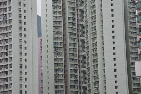 High modern business center, buildings in HongKong