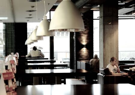 interior of the cafe