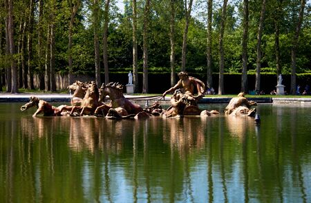 Fountain at Versaillesのeditorial素材