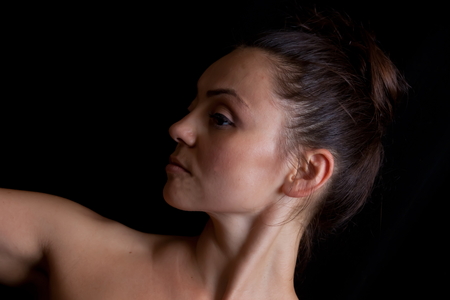 portrait of a girlの写真素材