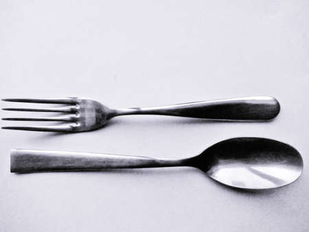 spoon, forkの写真素材
