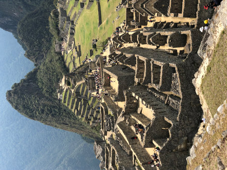 Machu Picchu, Peru, South America. The Inca ruins.