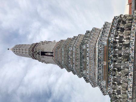 View of the Wat Arun in Bangkok, Thailandの写真素材
