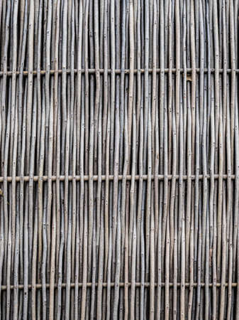 Close-up wooden texture wicker patternの写真素材