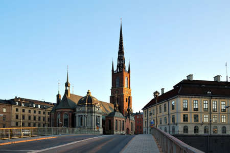 Knight's Church, one of the most beautiful in Stockholmの写真素材