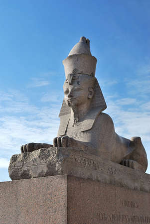 Sphinx on the University Embankment. St.Petersburgの写真素材