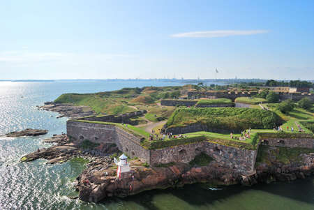 Finland. Suomenlinna fortress near Helsinkiの写真素材