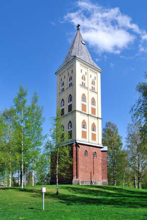 Lappeenranta, Finland.  St. Mary Church  in a sunny spring dayの写真素材