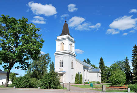 Hamina, Finland. Medieval church Vehkalahti, dedicated to St. Mary .14 century の写真素材