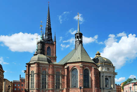 Stockholm, Sweden. A very beautiful old church Riddarholmskyrkanの写真素材