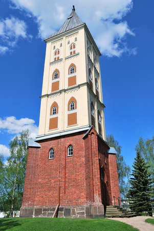 Lutheran St. Mary Church  in the town of Lappeenranta, Finlandの写真素材