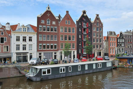 Very beautiful place in Amsterdam - Kromme Waalのeditorial素材