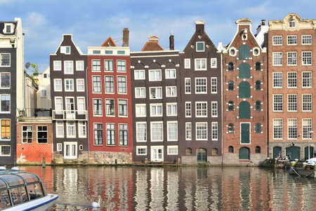 Very beautiful  place in Amsterdam, the Old Quarterの写真素材