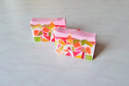 Handmade soapの写真素材