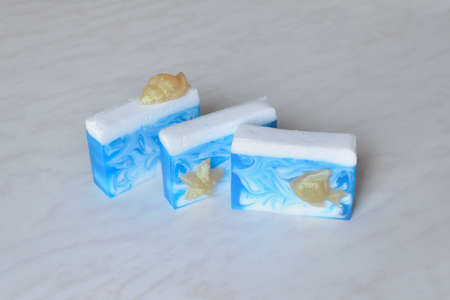Handmade soapの写真素材