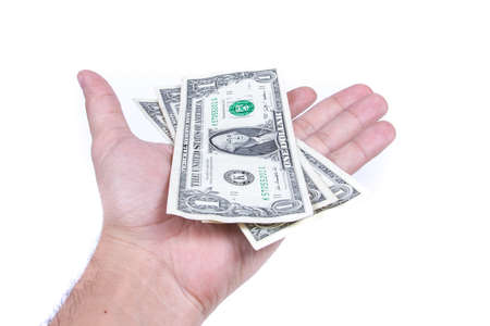 Collect moneyの写真素材