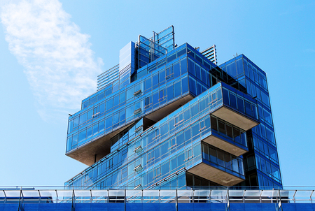 Glass building