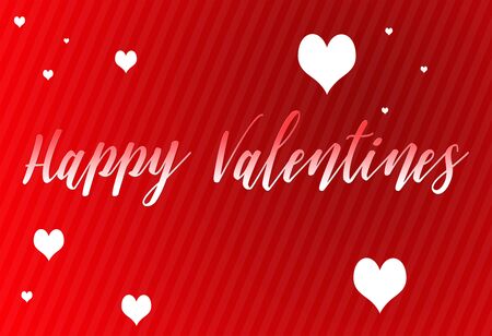 Happy Valentines lettering design. Happy Valentine's Dayの写真素材